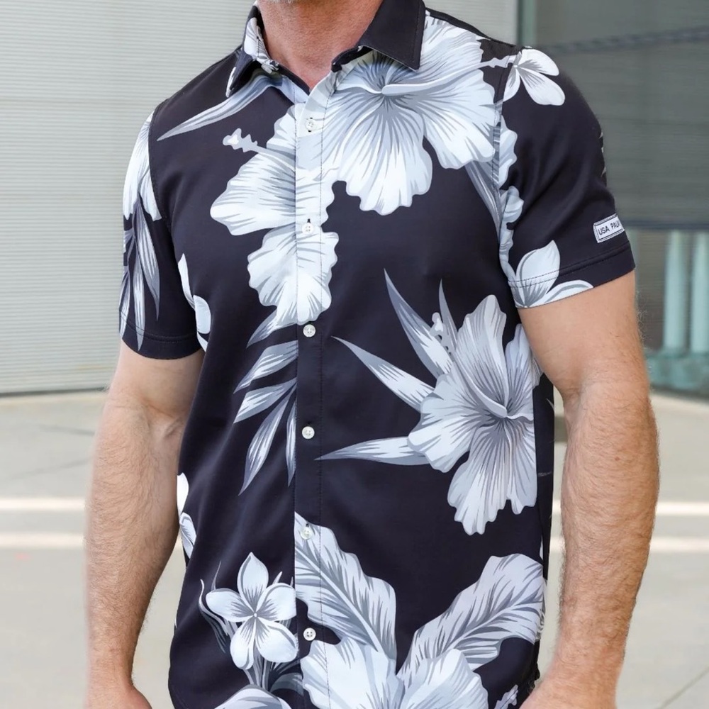 Usa Palm Infinity Button Down Bundle 3 Shirts - image 2